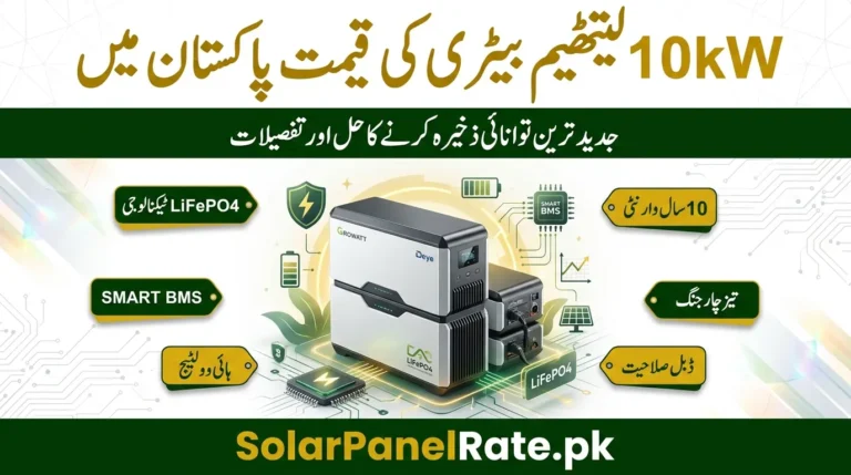 10kW Lithium Battery Rate in Pakistan Today – Latest 10kWh Battery Rates 2026