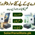 How Much Solar Panel Required for 1.5 Ton AC?