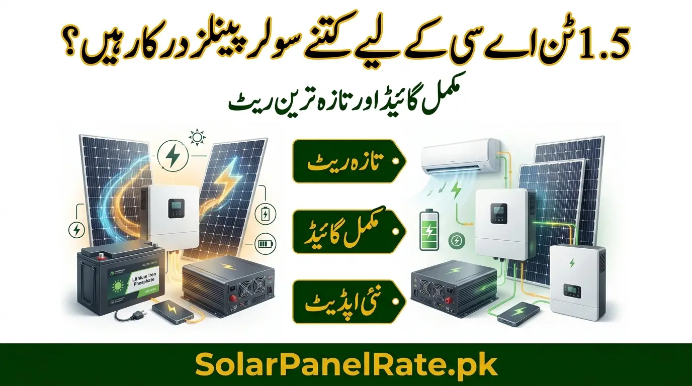 How Much Solar Panel Required for 1.5 Ton AC