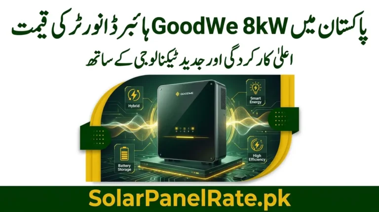 GoodWe 8kW Hybrid Inverter Rate in Pakistan Today – Latest Rates 2026